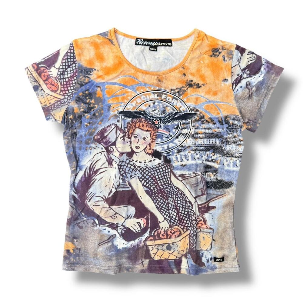 Miss Sixty Vintage AOP Top